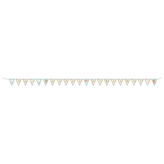 Boho Birthday Girl Pennant Banner