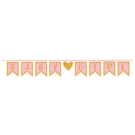 Clothespin Letter Banner Girl 1ct