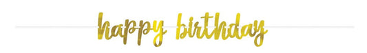 Happy Birthday Accessories Silver & Gold Multi Pack Banners 2ct