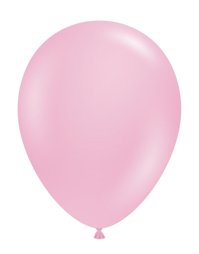 Globos de látex rosa Tuftex de 11 pulgadas, 12 unidades