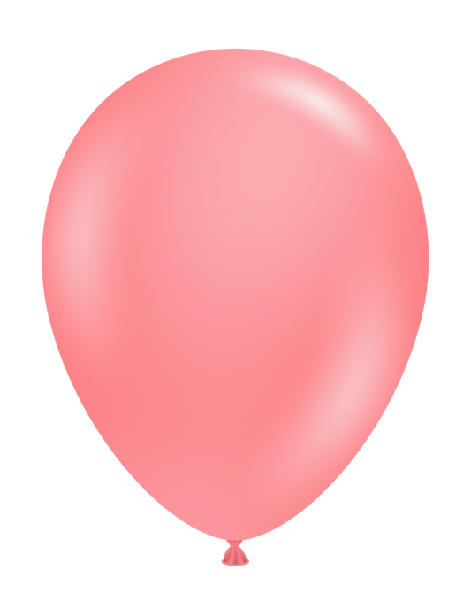 Tuftex Coral 5 inch Latex Balloons 50ct