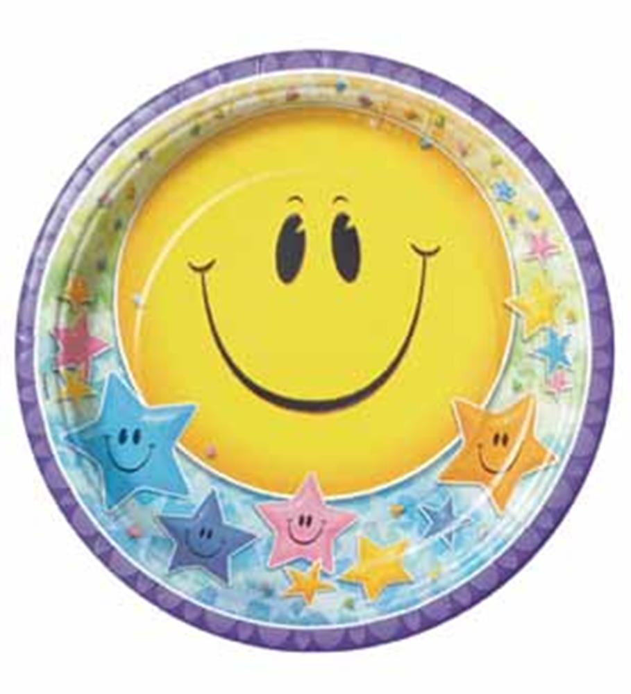 Plato Estrellas Smiley (L) 8ct