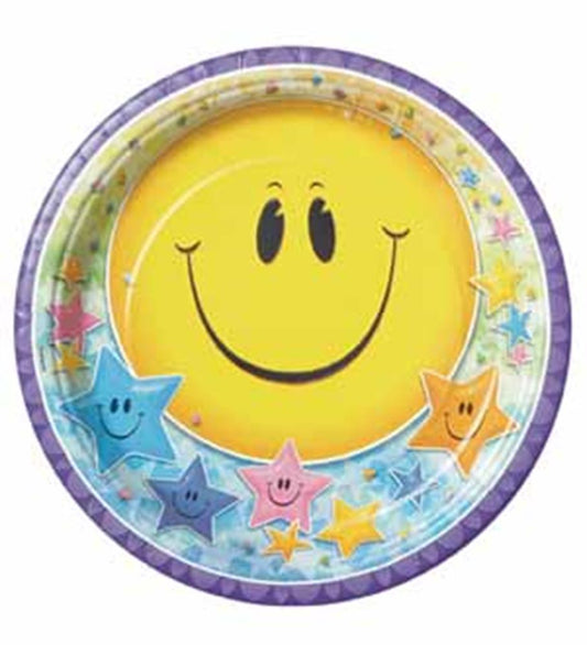 Plato Estrellas Smiley (L) 8ct