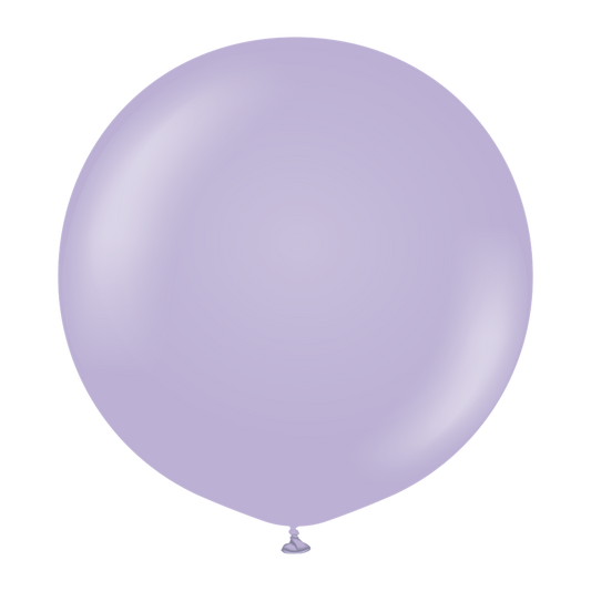 24 inch Kalisan Standard Lilac Latex Balloons 2ct