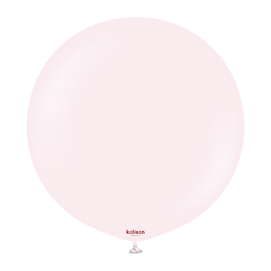 24 inch Kalisan Macaron Pale Pink Latex Balloons 2ct