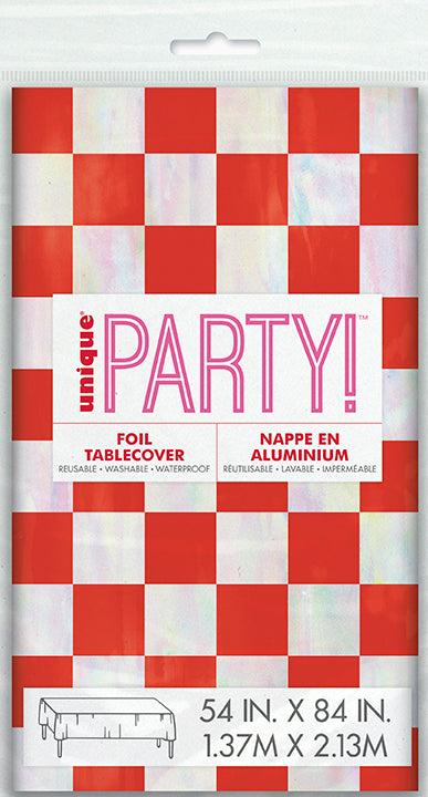 Valentines Day Retro Love Iridescent Tablecover