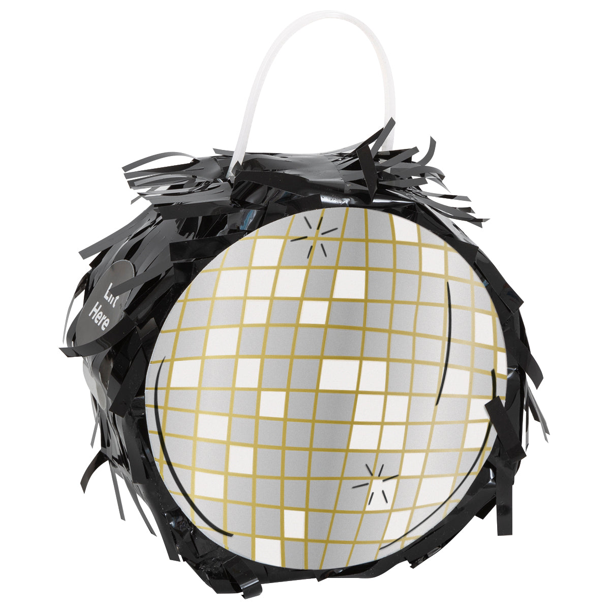 Toasting New Year's Assorted Disco Ball Pinata Favor Decorations 3ct