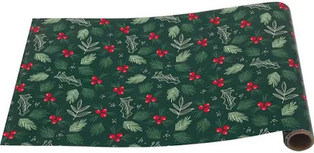 Camino de mesa de papel Bloomng Holly