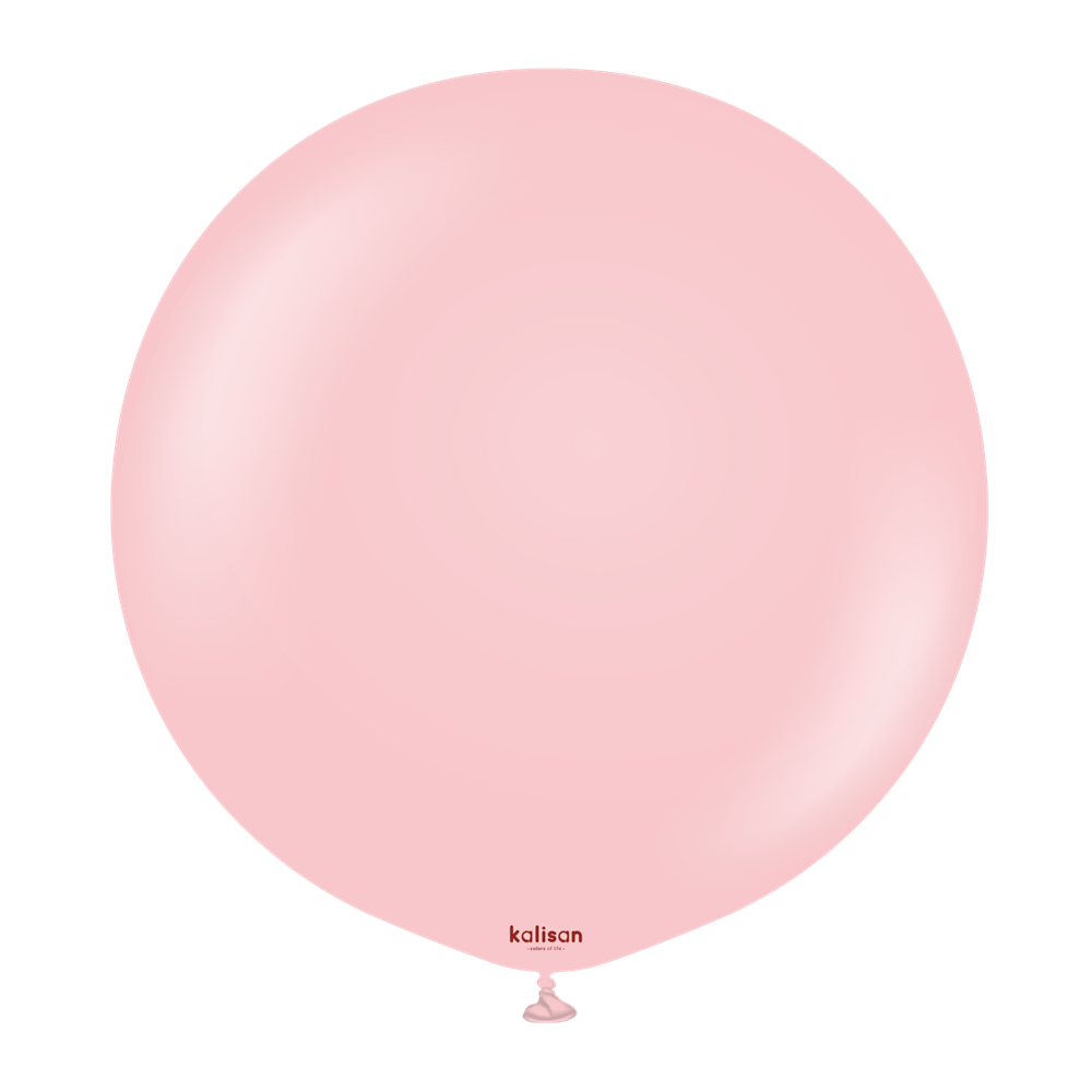 36 inch Kalisan Macaron Pink Latex Balloons 2ct