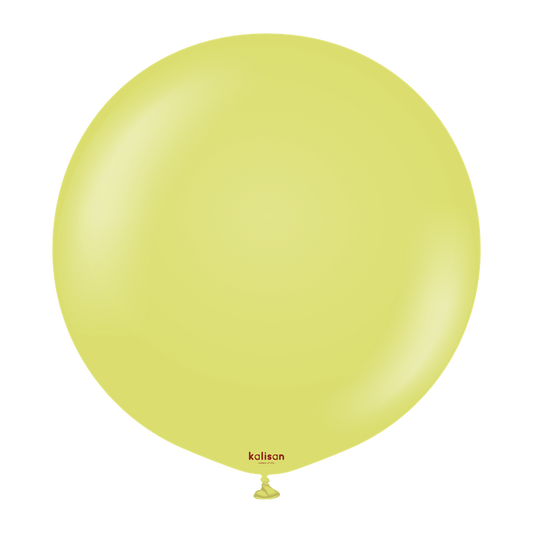 Globos de látex verde oliva retro Kalisan de 36 pulgadas, 2 unidades