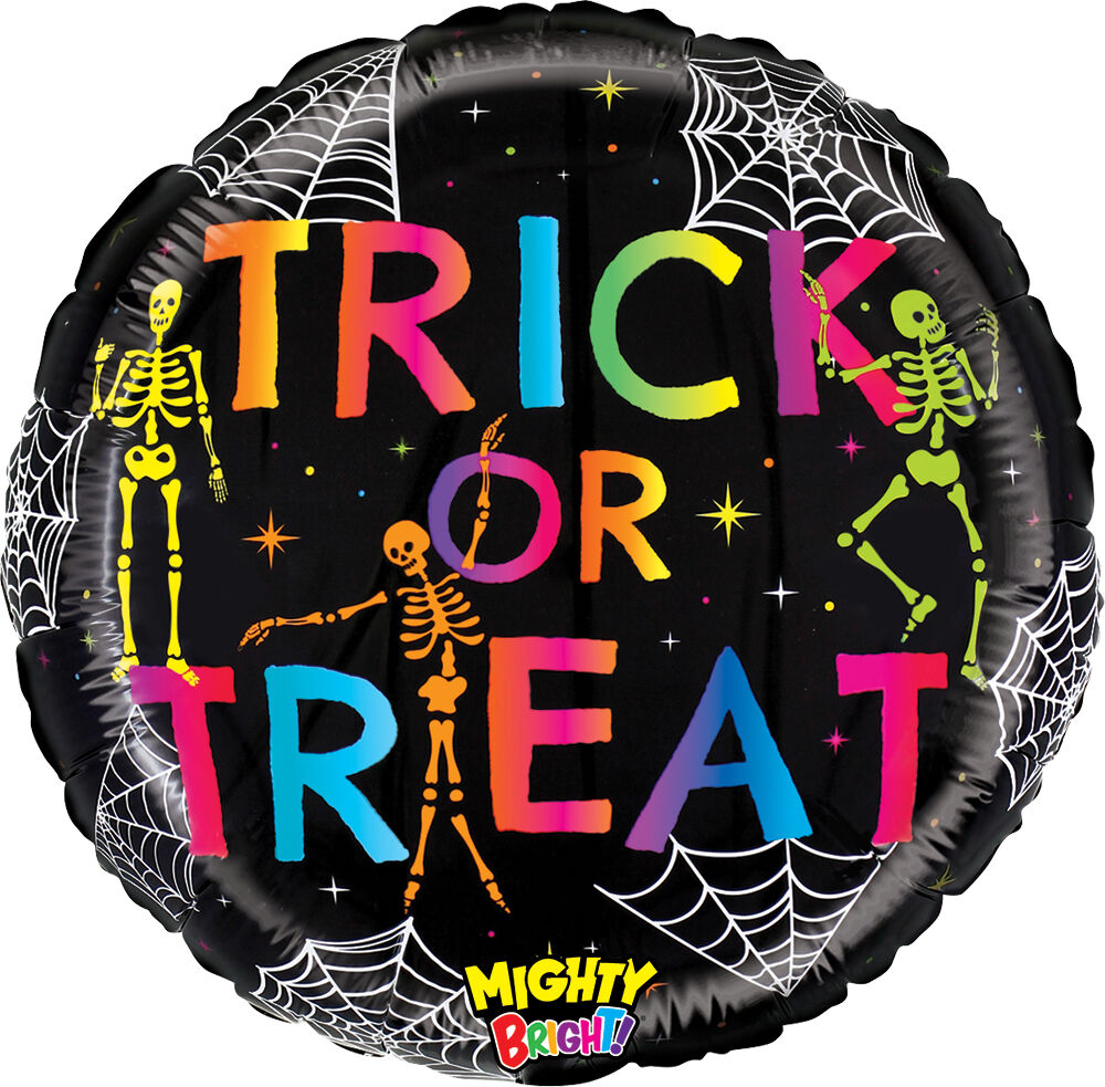 Betallic Mighty Trick or Treat Skeletons 21 inch Foil Balloon 1ct