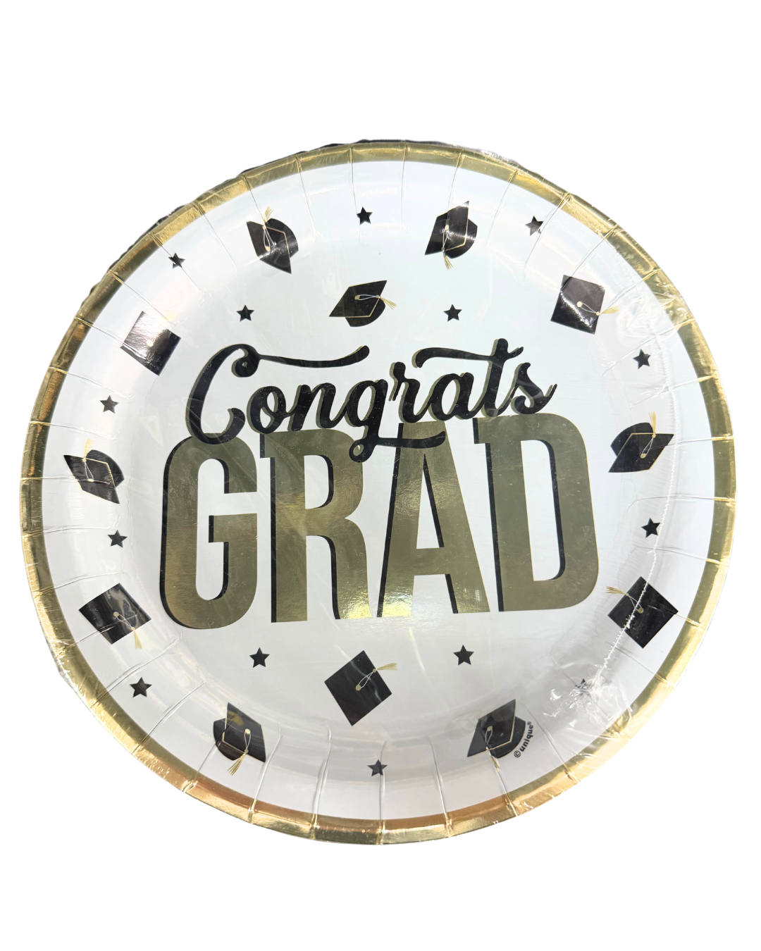Classy Graduation 9 inch Plates 8ct