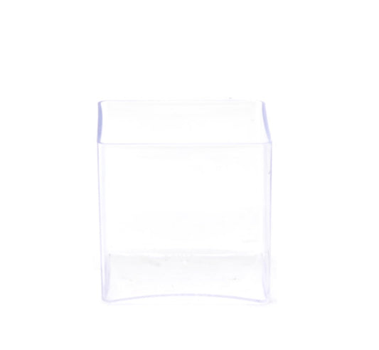 Plastic Square Container 5in - Clear