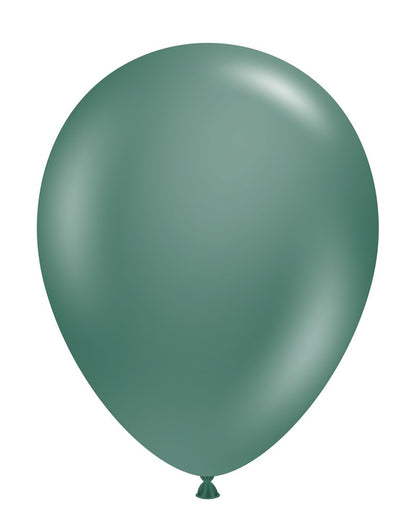 Globos de látex Tuftex Evergreen de 5 pulgadas, 50 unidades