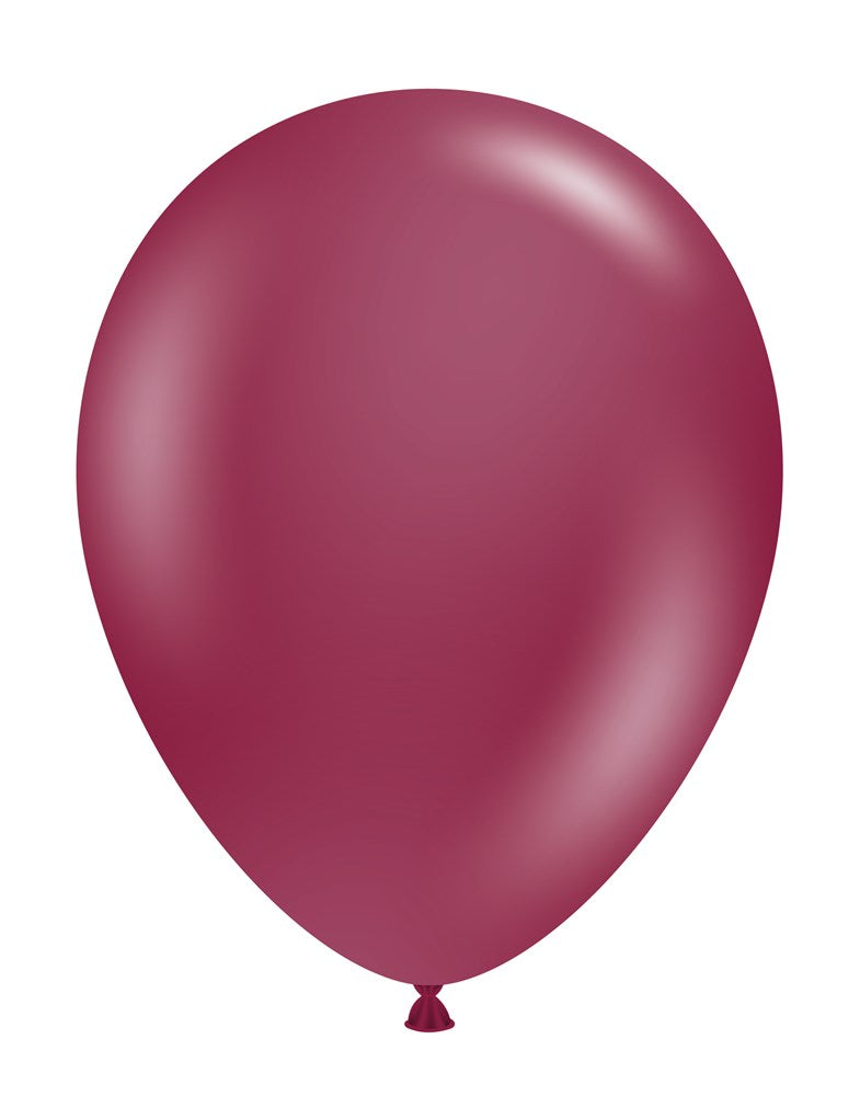 Globos de látex Tuftex Sangria de 5 pulgadas, 50 unidades