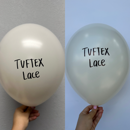 Globos de látex de encaje Tuftex de 5 pulgadas, 50 unidades