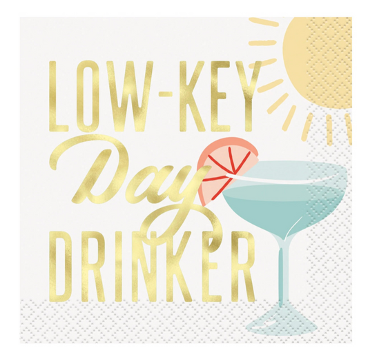 16 Poolside Summer Dy Drink Napkin (S)