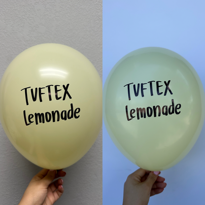 Globos de látex de limonada Tuftex de 5 pulgadas, 50 unidades