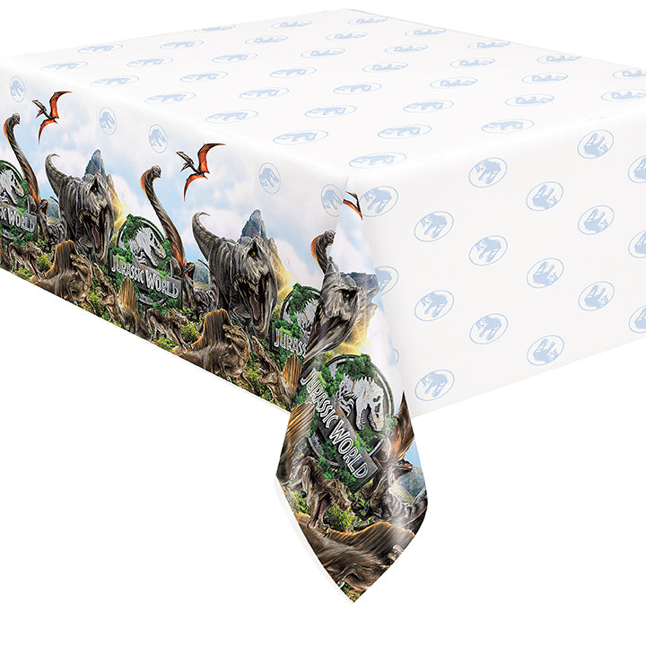 Jurassic World 4 Plastic Tablecover 54 inch x 84 inch