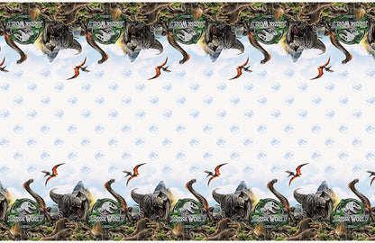 Jurassic World 4 Plastic Tablecover 54 inch x 84 inch