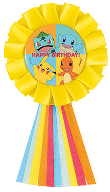 Pokemon Happy Birthday Badge 1ct