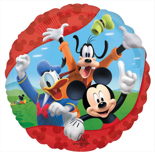 Anagrama Mickey's Clubhouse Cumpleaños Globo de aluminio de 17 pulgadas