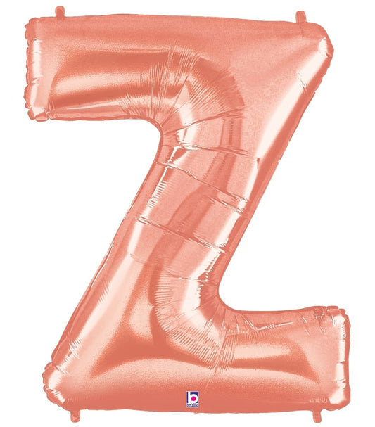 Betallic Z Rose Gold 34 inch Shaped Foil Balloon 1ct