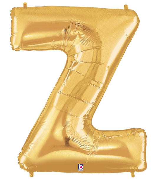 Betallic Z Gold 34 inch Shaped Foil Balloon 1ct