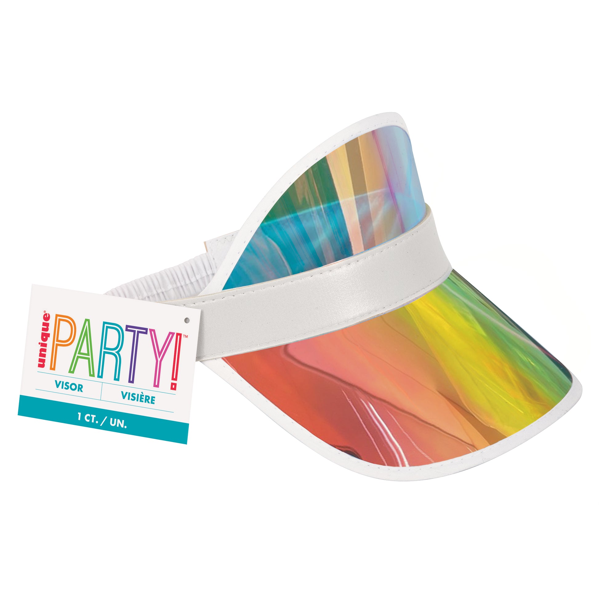 Playful Summer Pickelball Iridescent Visor 1ct - Toy World Inc