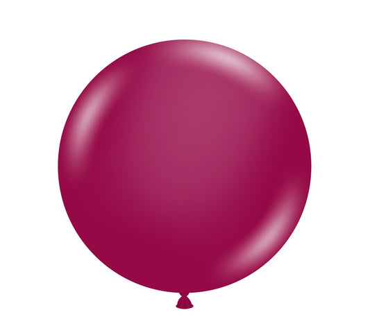 Tuftex Crystal Burgundy 17 inch Latex Balloons 50ct