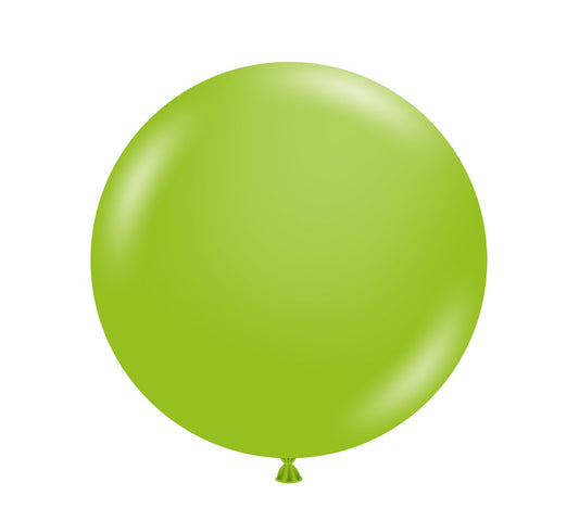 Tuftex Lime Green 17 inch Latex Balloons 50ct