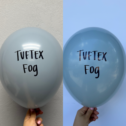 Globos de látex antiniebla Tuftex de 17 pulgadas, 50 unidades