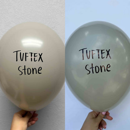 Tuftex Stone 17 inch Latex Balloons 50ct