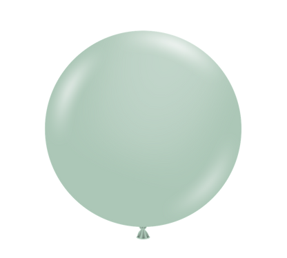 Globos de látex Tuftex Empower-Mint de 17 pulgadas, 50 unidades