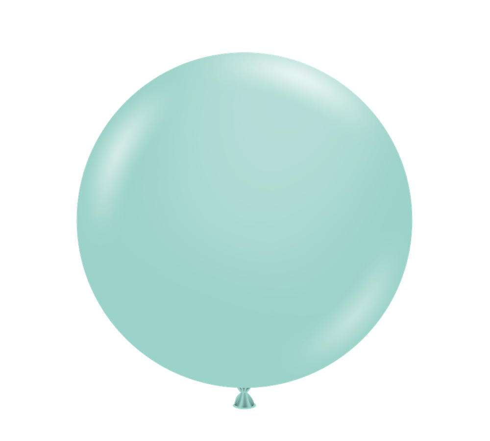 Tuftex Sea Glass 17 inch Latex Balloons 50ct