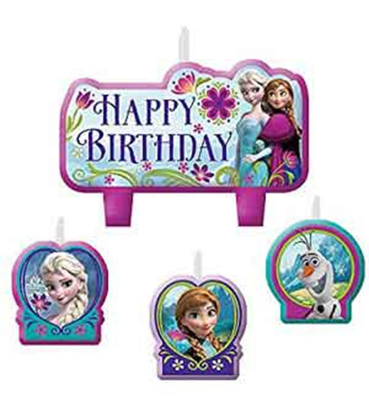 Juego de velas congeladas de Disney