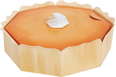 Family Thanksgiving Pie Shaped Favor Boxes 4ct