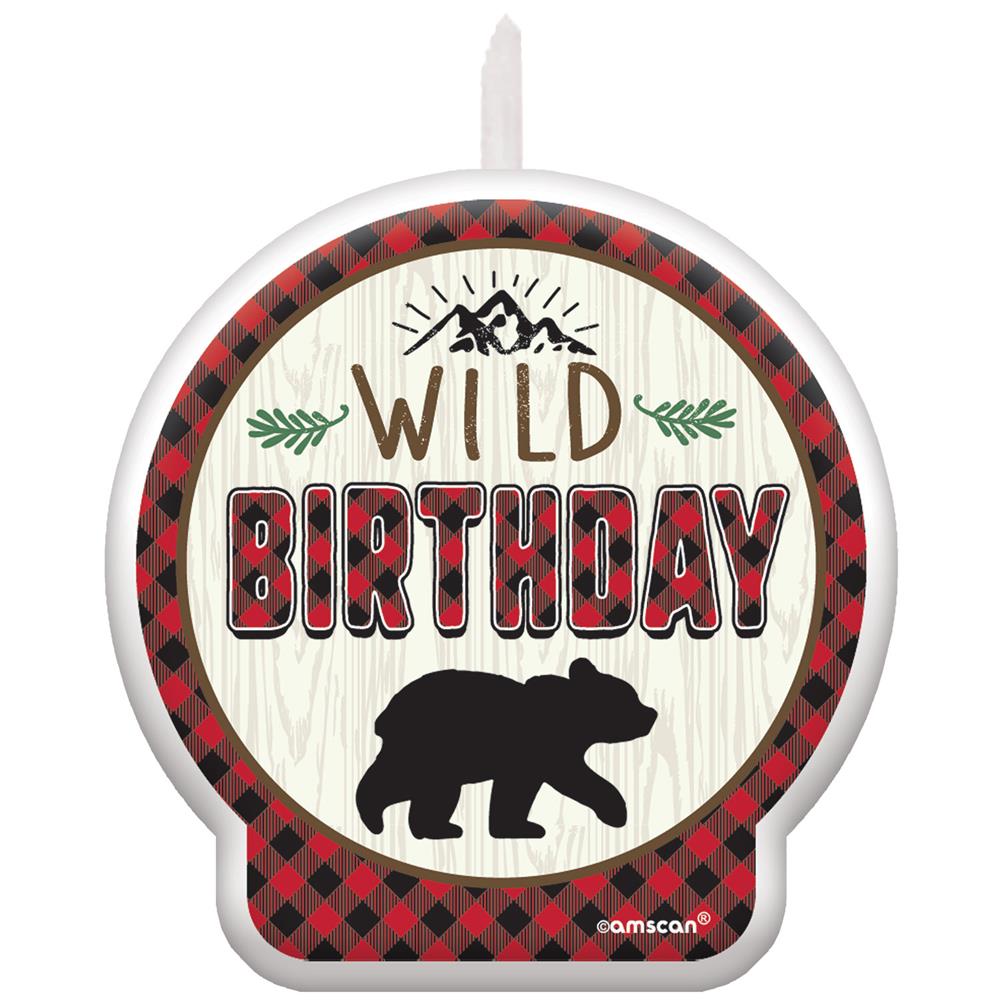 Lumber Jack Bday Candles