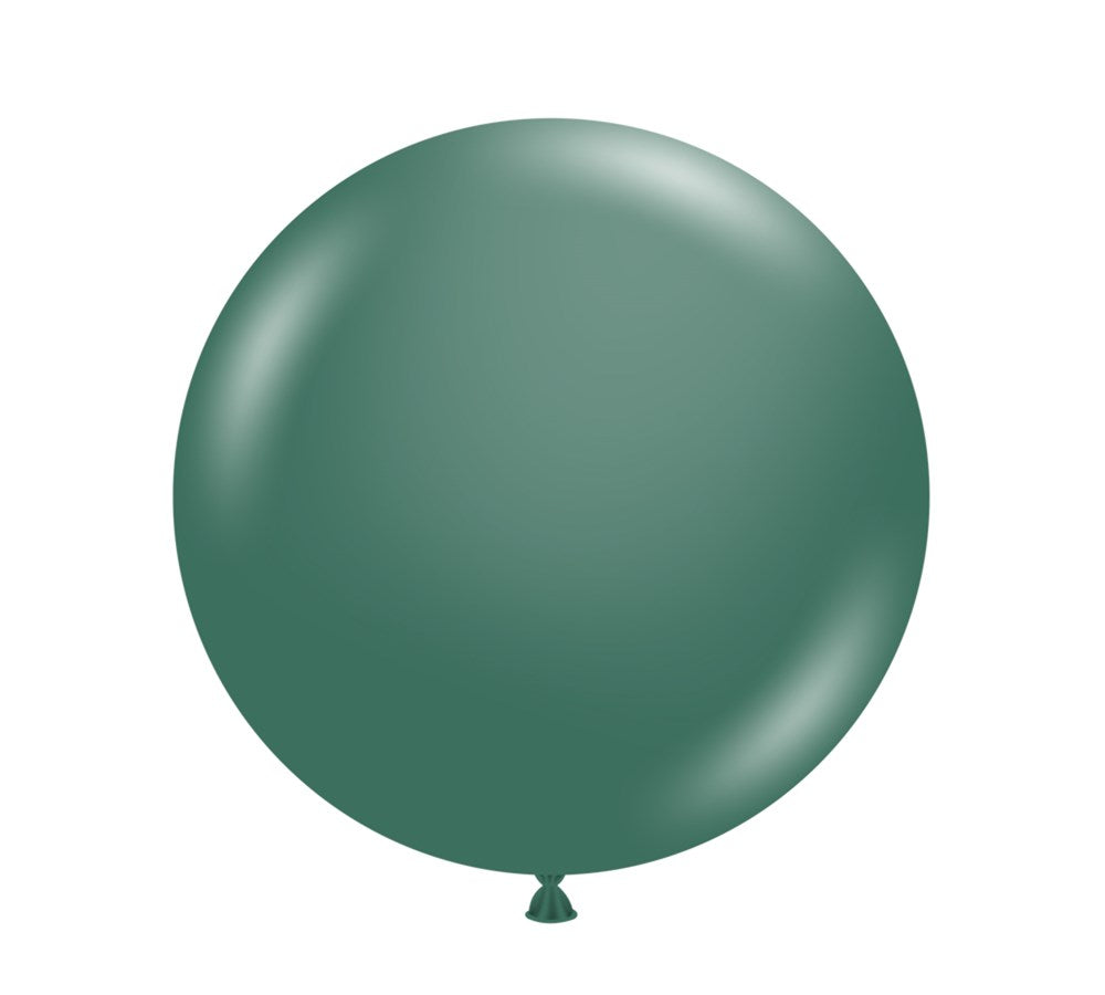 Tuftex Evergreen 17 inch Latex Balloons 25ct