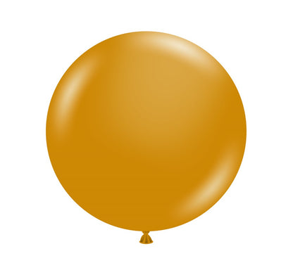 Tuftex Metallic Gold 17 inch Latex Balloons 25ct