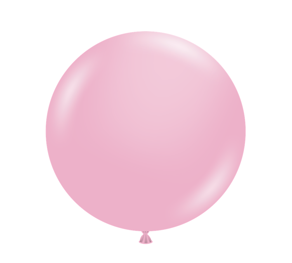 Pearlized Shimmering Tuftex Pink 17 inch Latex Balloons 25ct