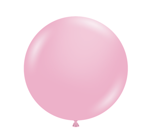 Pearlized Shimmering Tuftex Pink 17 inch Latex Balloons 25ct