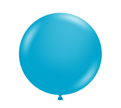 Tuftex Turquoise 17 inch Latex Balloon 25ct