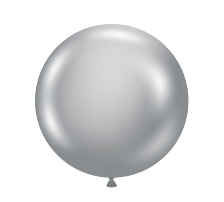 Tuftex Effects Silvery 17 inch Latex Balloons 25ct – Toy World Inc