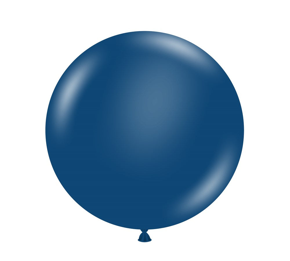 Tuftex Navy Blue 17 inch Latex Balloons 25ct