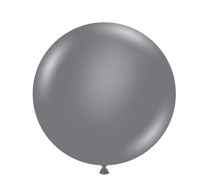 Tuftex Gray Smoke 17 inch Latex Balloons 25ct