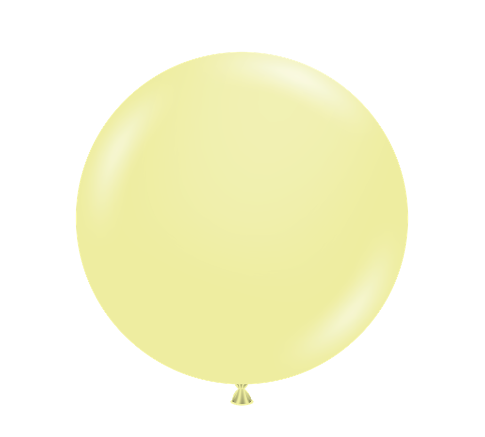 Tuftex Lemonade 17 inch Latex Balloons 25ct