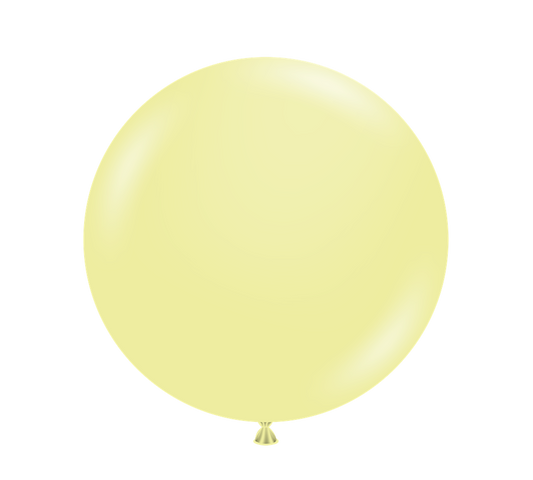Tuftex Lemonade 17 inch Latex Balloons 25ct