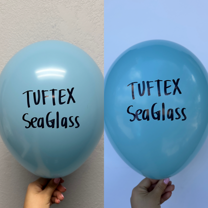 Tuftex Sea Glass 17 inch Latex Balloons 25ct