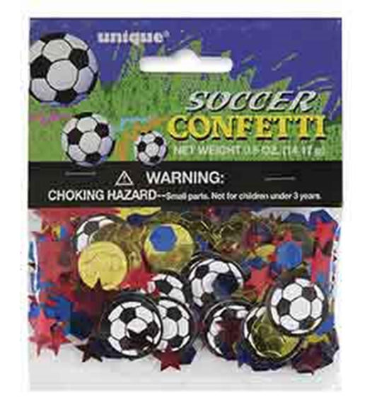 Soccer Print Confetti 0.5oz